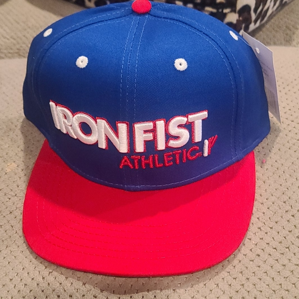 New iron fist athletic snap back hat